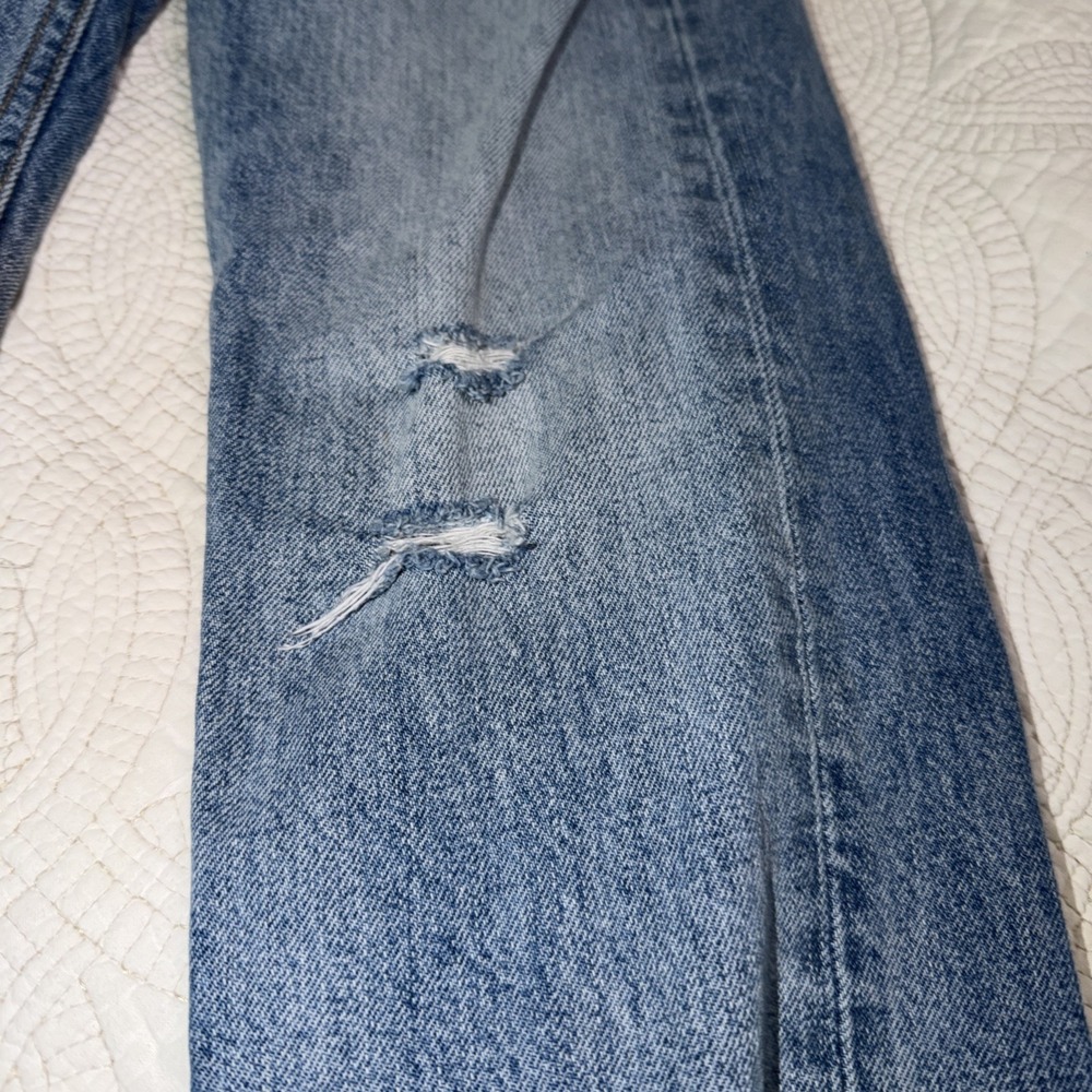 Levis 505 C Sz 26x26 ORANGE TAB Tag Vintage Style 80s Punk Straight Leg Distress - Picture 5 of 15
